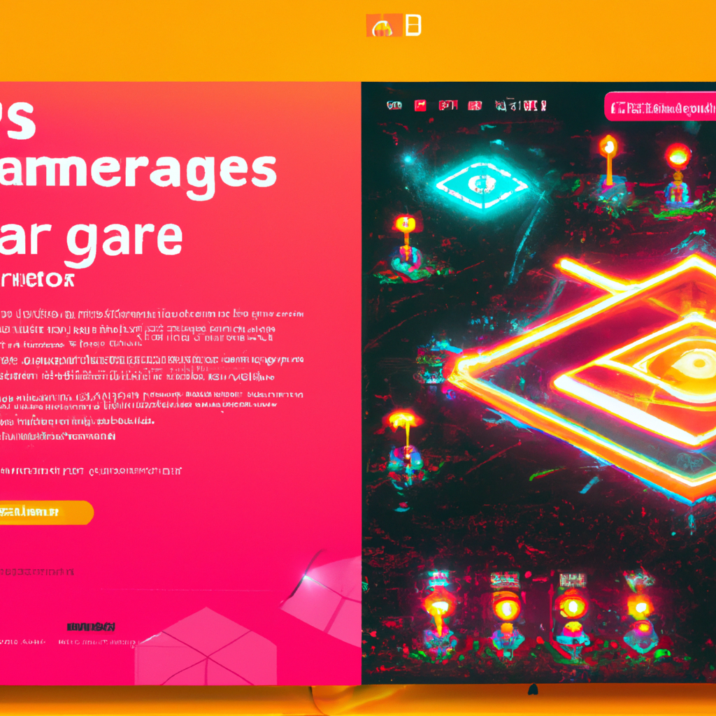 Gameplay snapshot showing neon arena and HUD